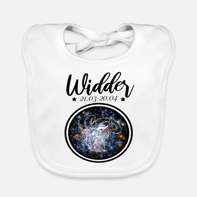 Widder Sternzeichen Baby Bio-Lätzchen