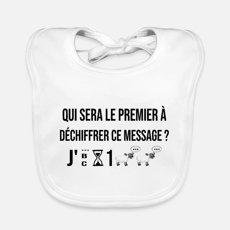 Annoncer grossesse enceinte bébé original maman Bavoir bio Bébé