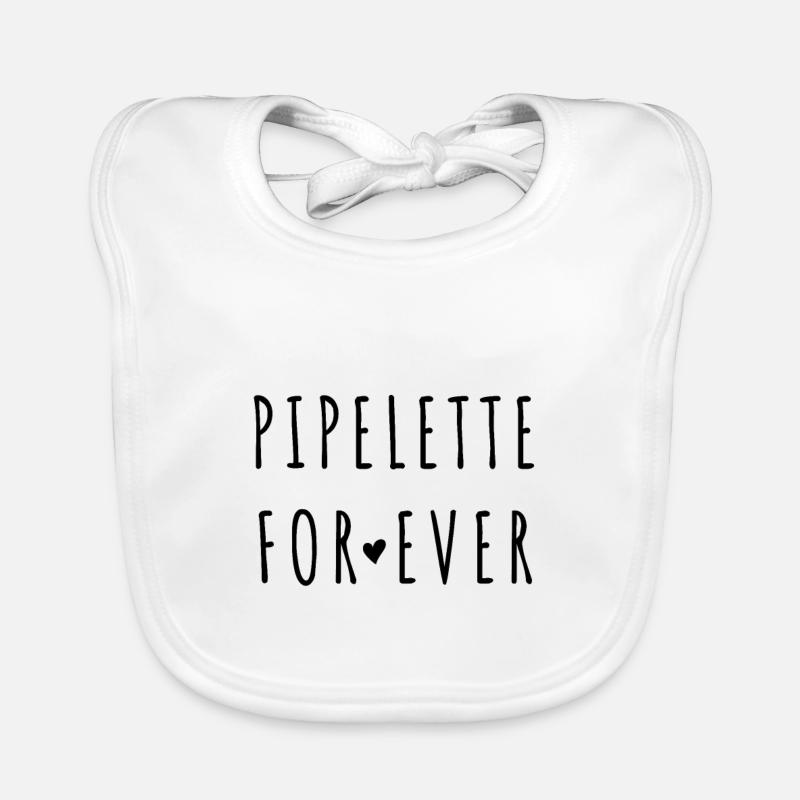 pipelette for ever Organic Baby Bibs