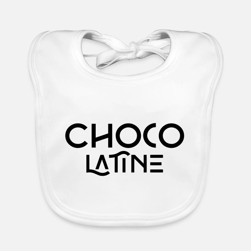 CHOCO LATINE Chocolatine Bavoir bio Bébé