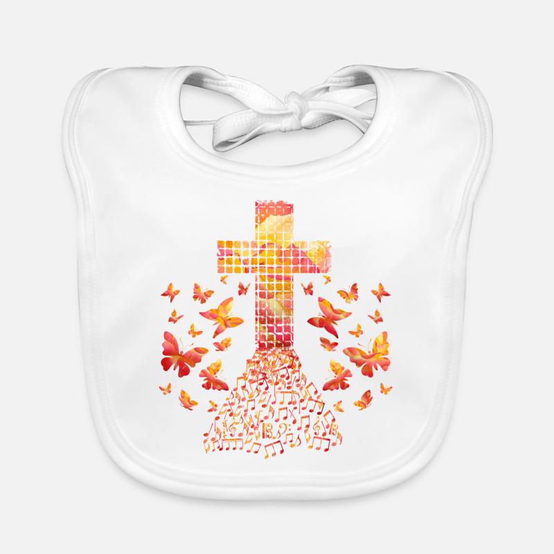 Jesus Christus von Nazareth Glaube Bibel Jesus Baby Bio-Lätzchen
