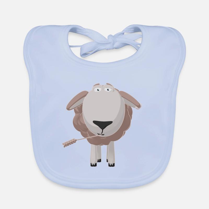 Cooper The Sheep Organic Baby Bibs