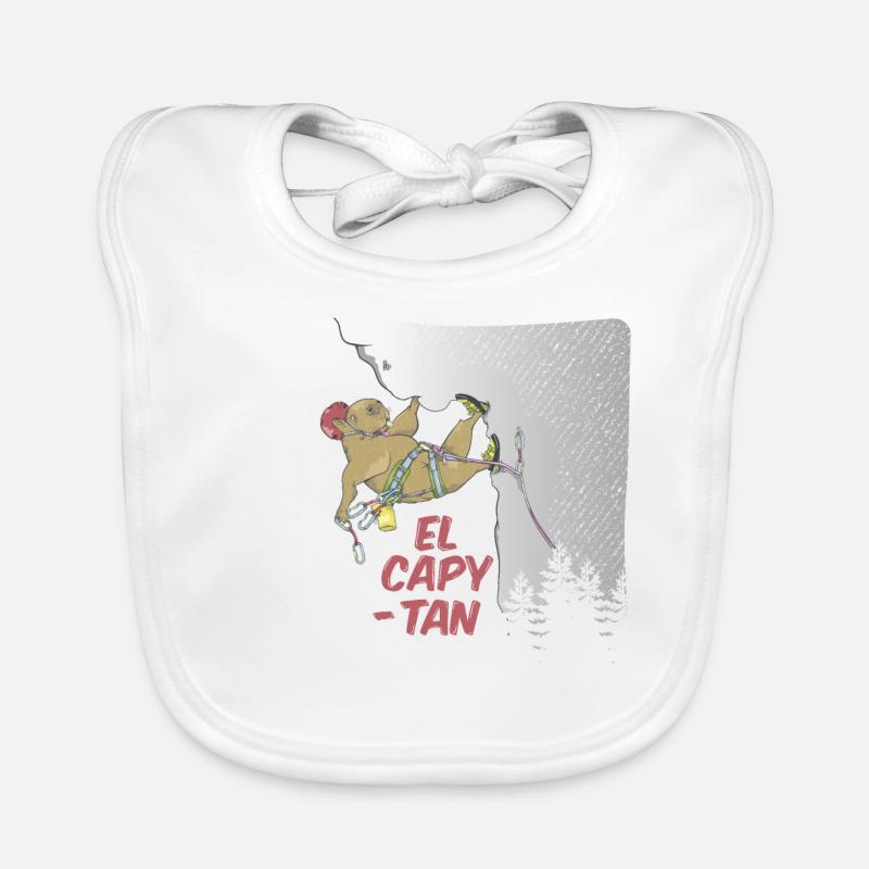 Capybara escalade El Capitan Bavoir bio Bébé