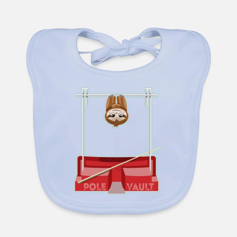 Faultier Leichtathletik Baby Bio-Lätzchen