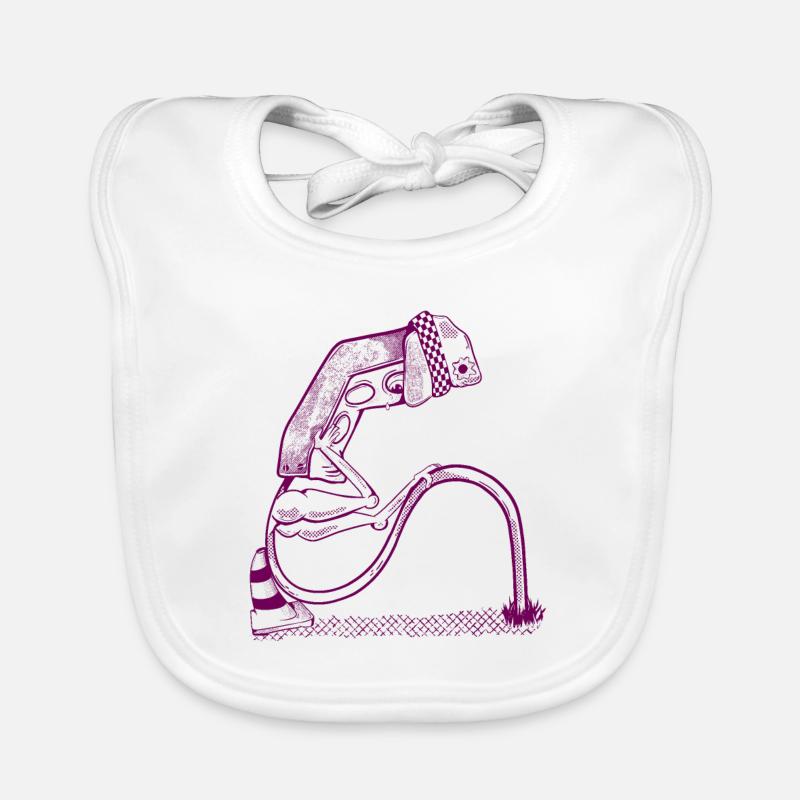 depressed traffic light Baby Bio-Lätzchen