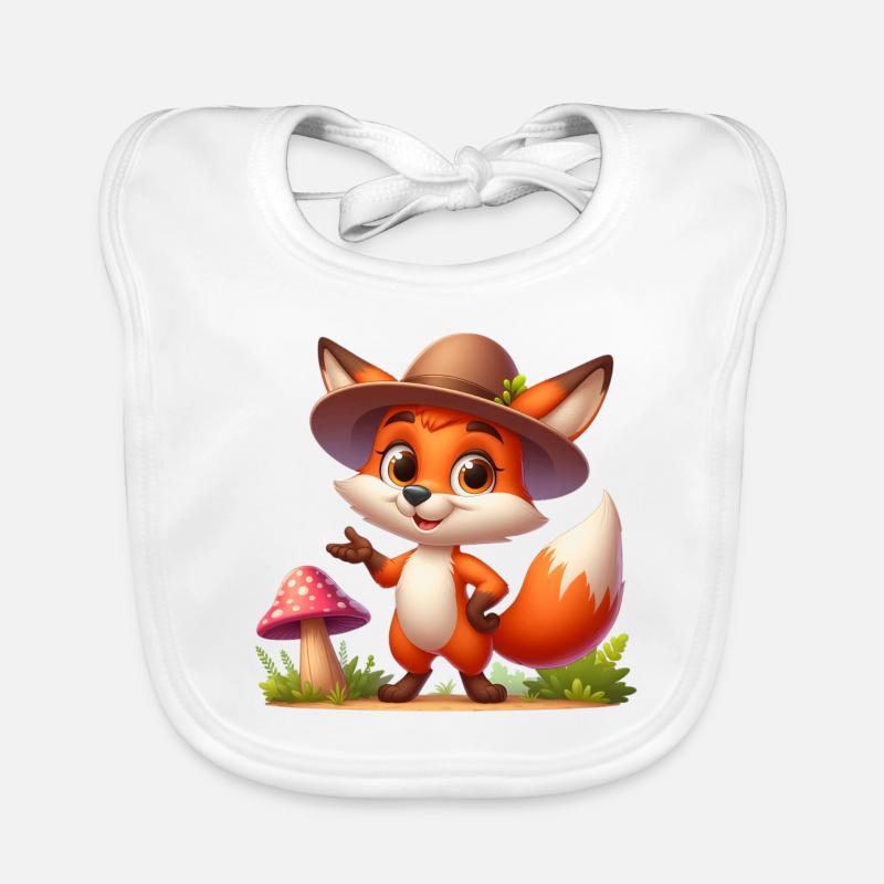 fox autumn 9 Bavoir bio Bébé