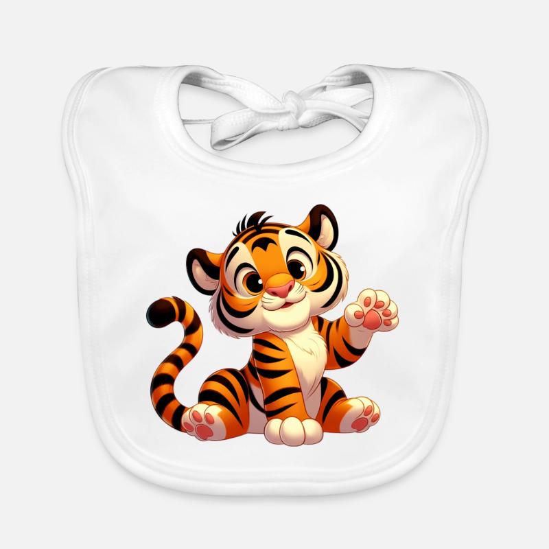 Tiger 6 Organic Baby Bibs