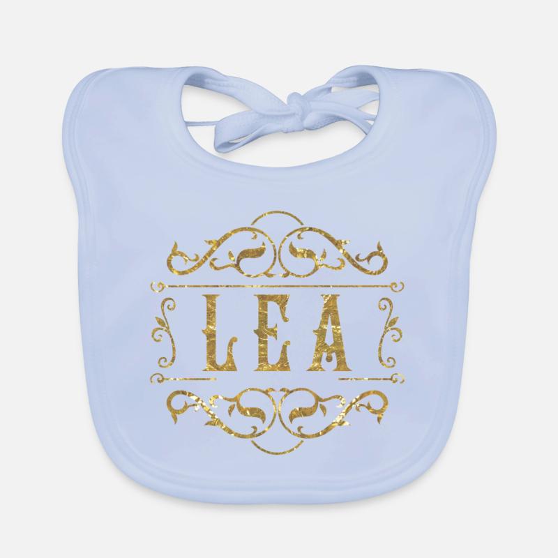 Léa or Bavoir bio Bébé