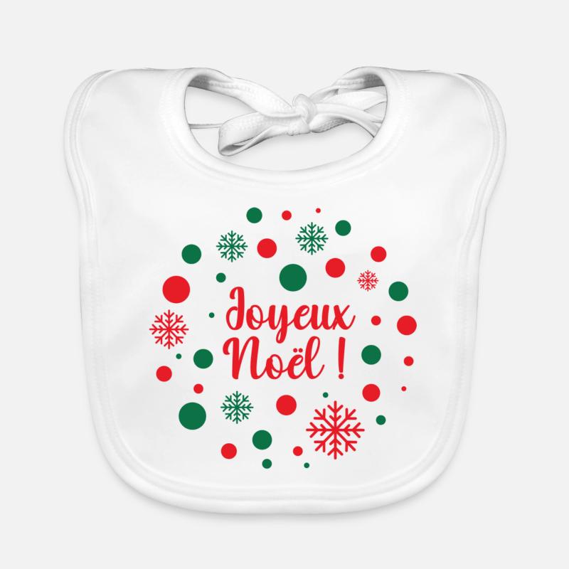 Joyeux Noël ! Bavoir bio Bébé