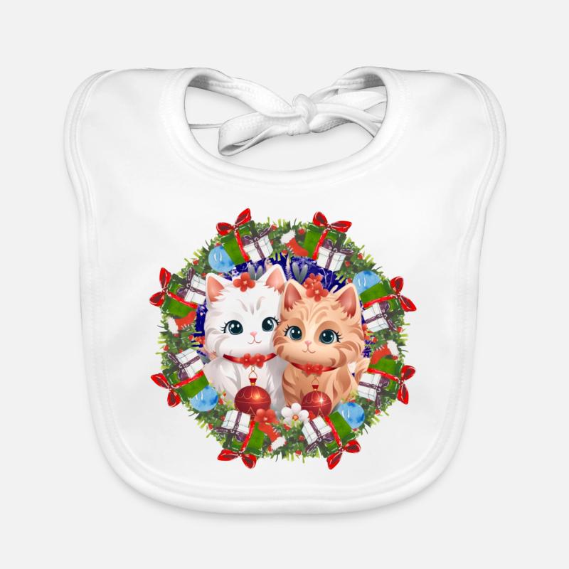 kittyxmas Organic Baby Bibs