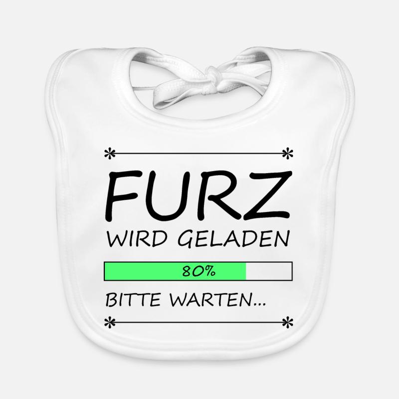 Furz wird geladen Baby Bio-Lätzchen