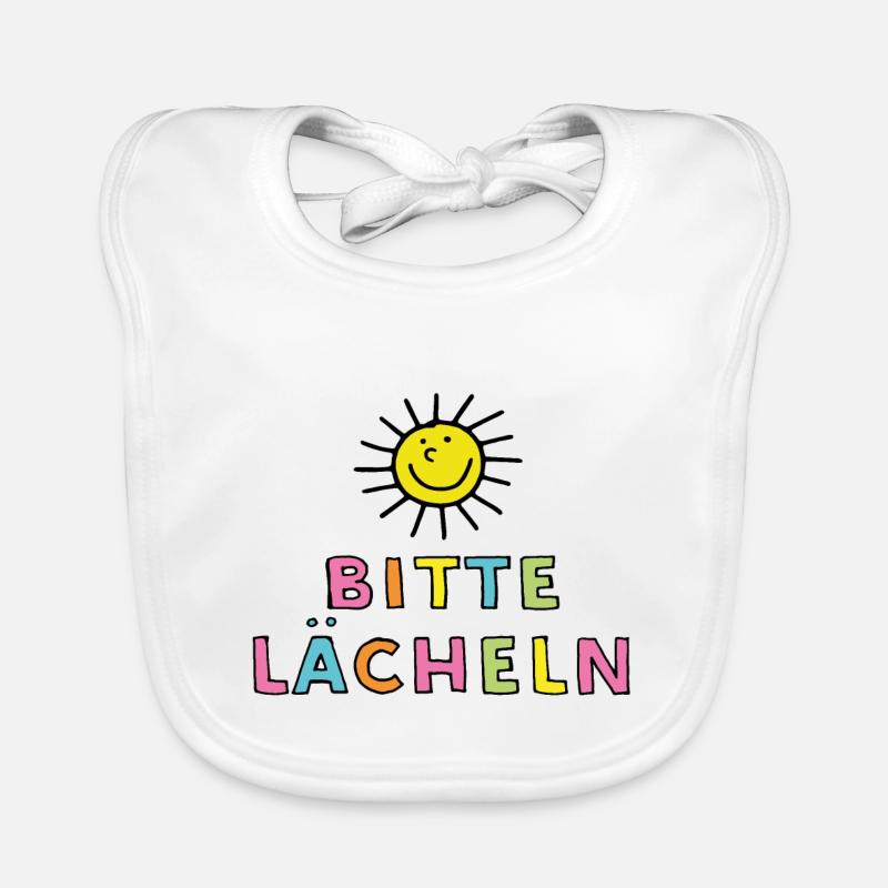 Bitte lächeln Baby Bio-Lätzchen