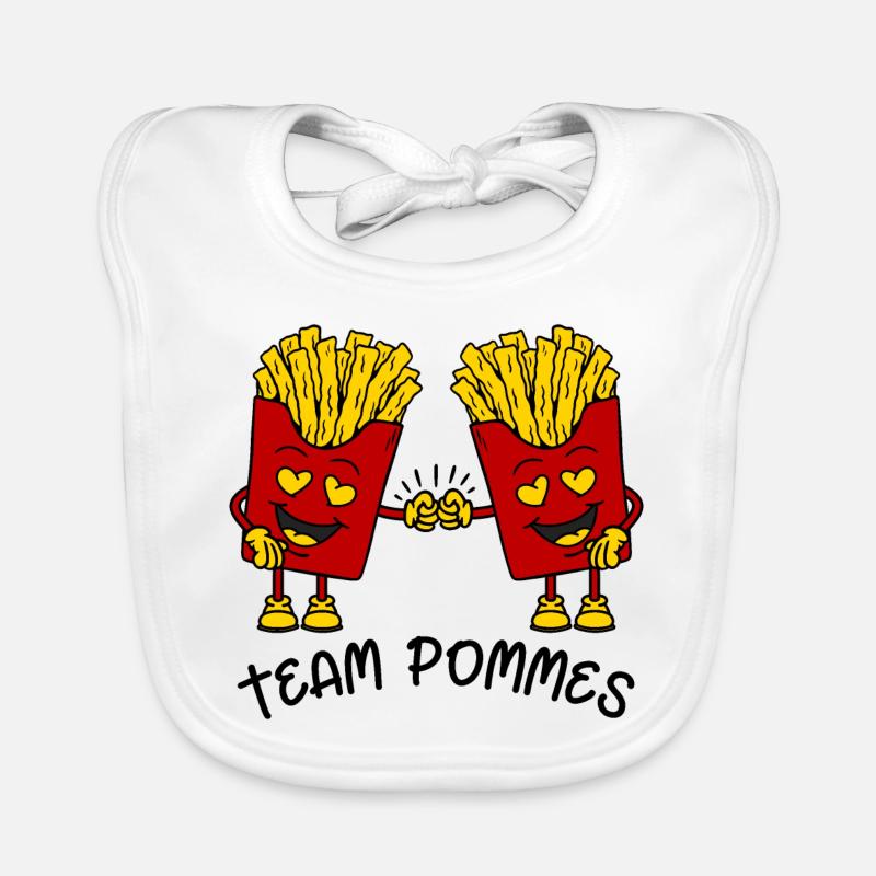 Team Pommes Baby Bio-Lätzchen