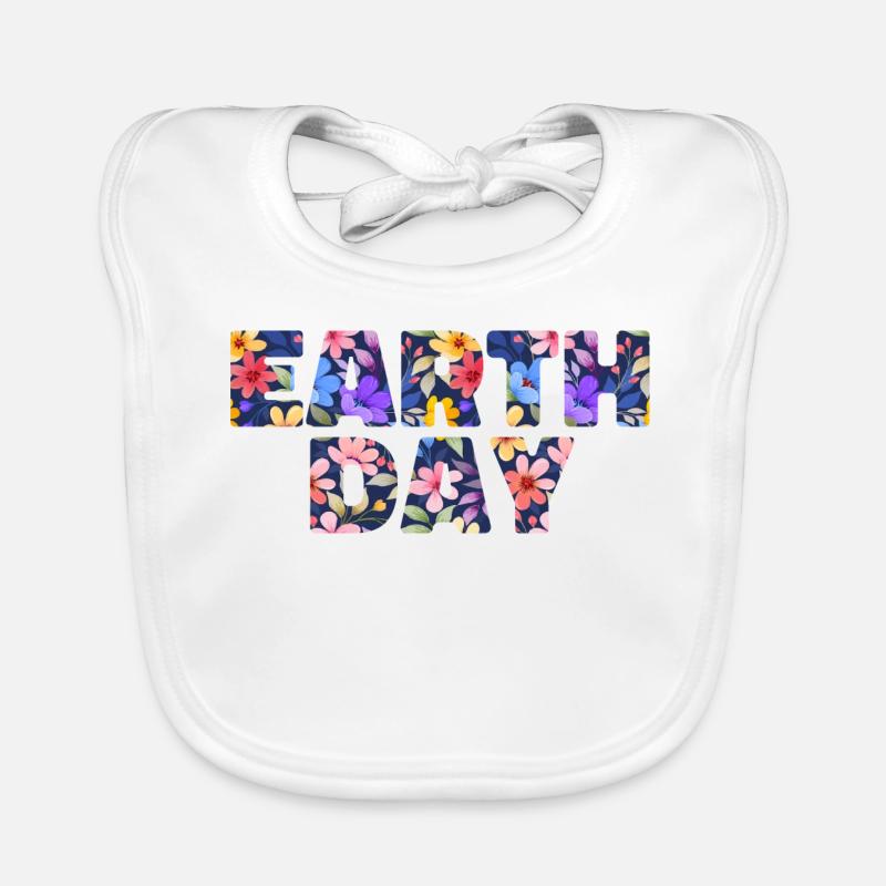Earth Day Organic Baby Bibs
