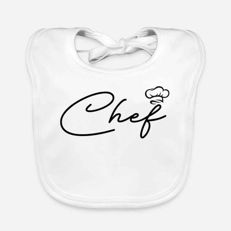 Personalisierter Küchenchef Baby Bio-Lätzchen