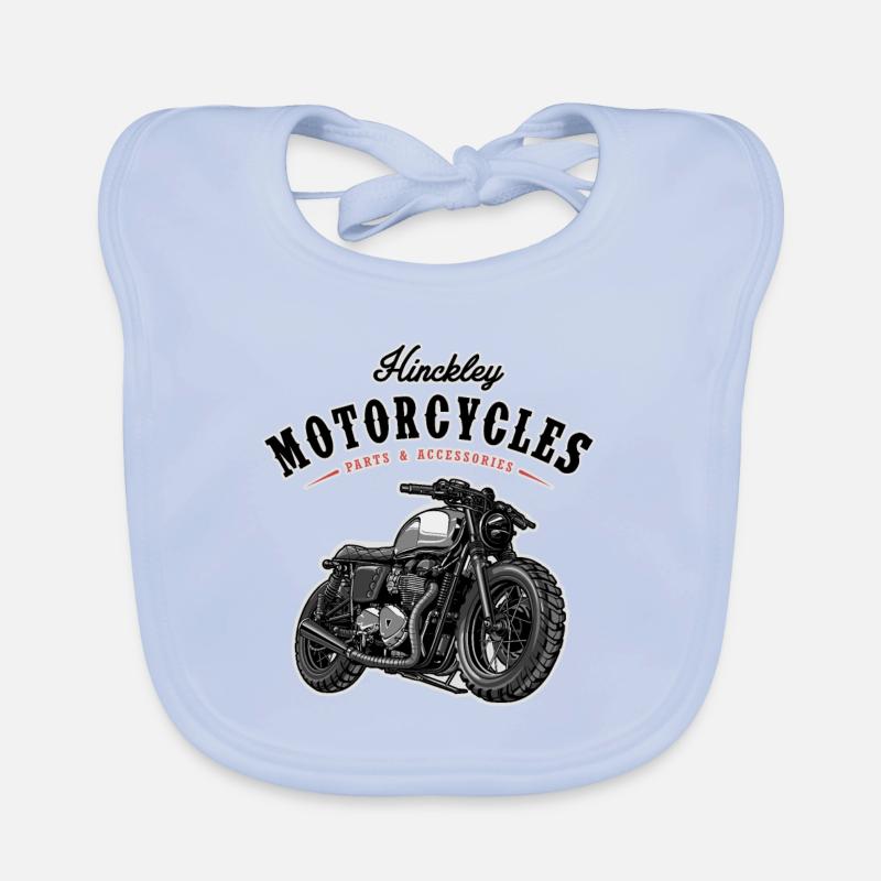 Modern Classic // Custom // Motorrad Baby Bio-Lätzchen