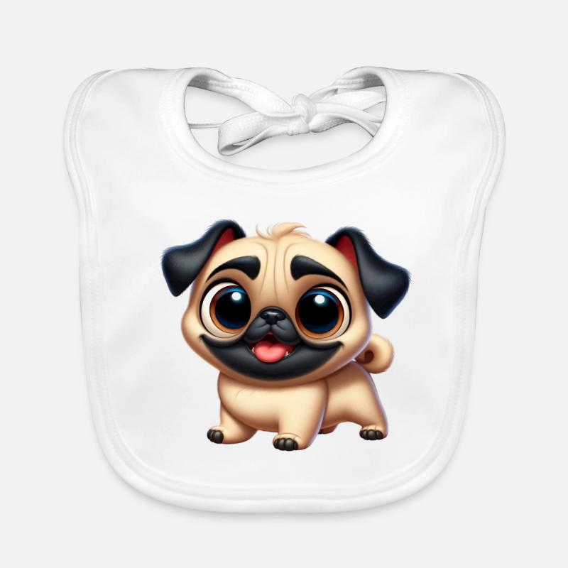 Mops 7 Baby Bio-Lätzchen