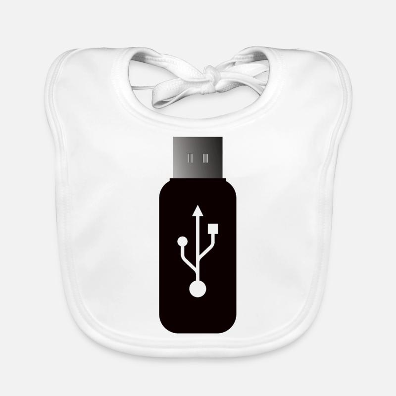Clé USB Bavoir bio Bébé