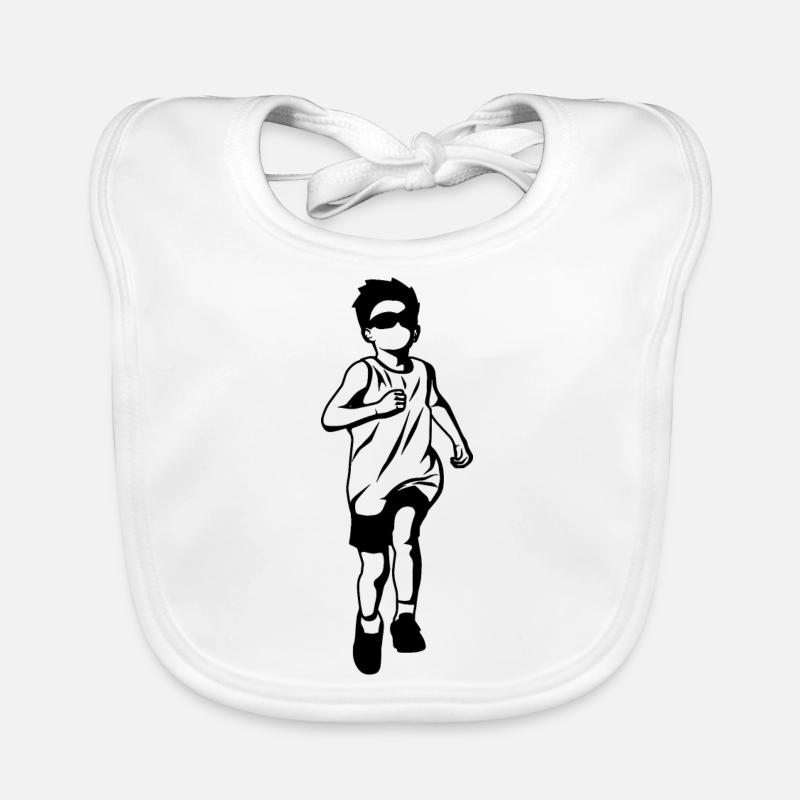 Running child Organic Baby Bibs