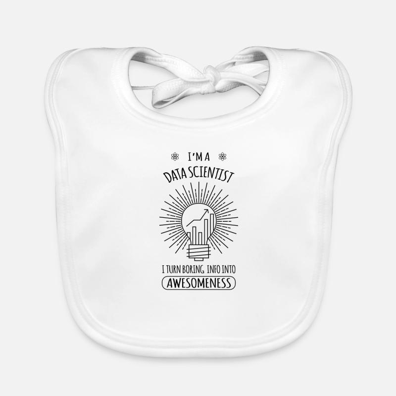 Data scientist Geschenk Informatique Bavoir bio Bébé