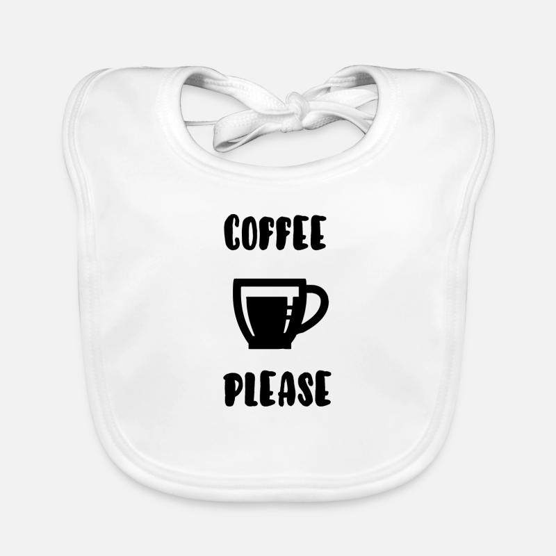 Kaffee bitte Baby Bio-Lätzchen