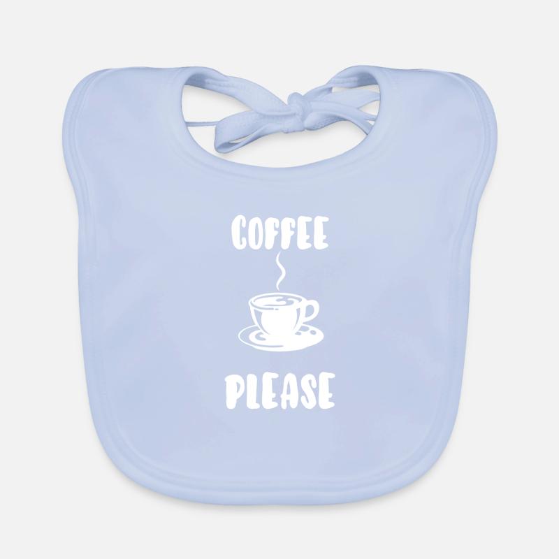 Coffee please Organic Baby Bibs