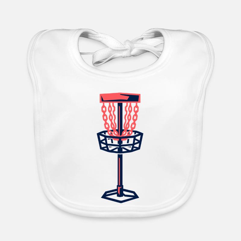 Disc Golf Basket Disc Disc Target Bavoir bio Bébé