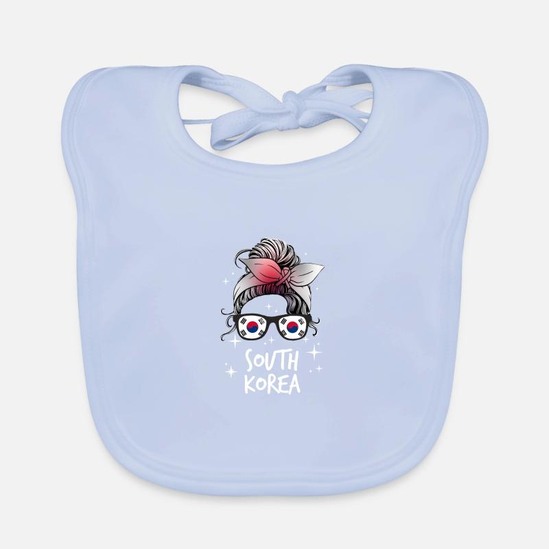 Corée du Sud Bavoir bio Bébé