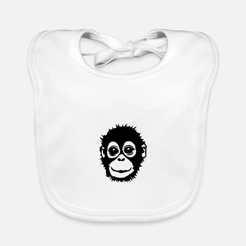 Affen Baby Bio-Lätzchen