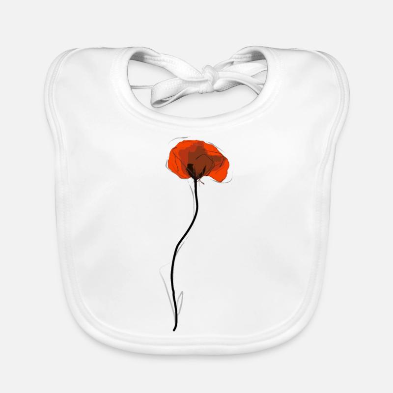 Mohn(tag) Baby Bio-Lätzchen