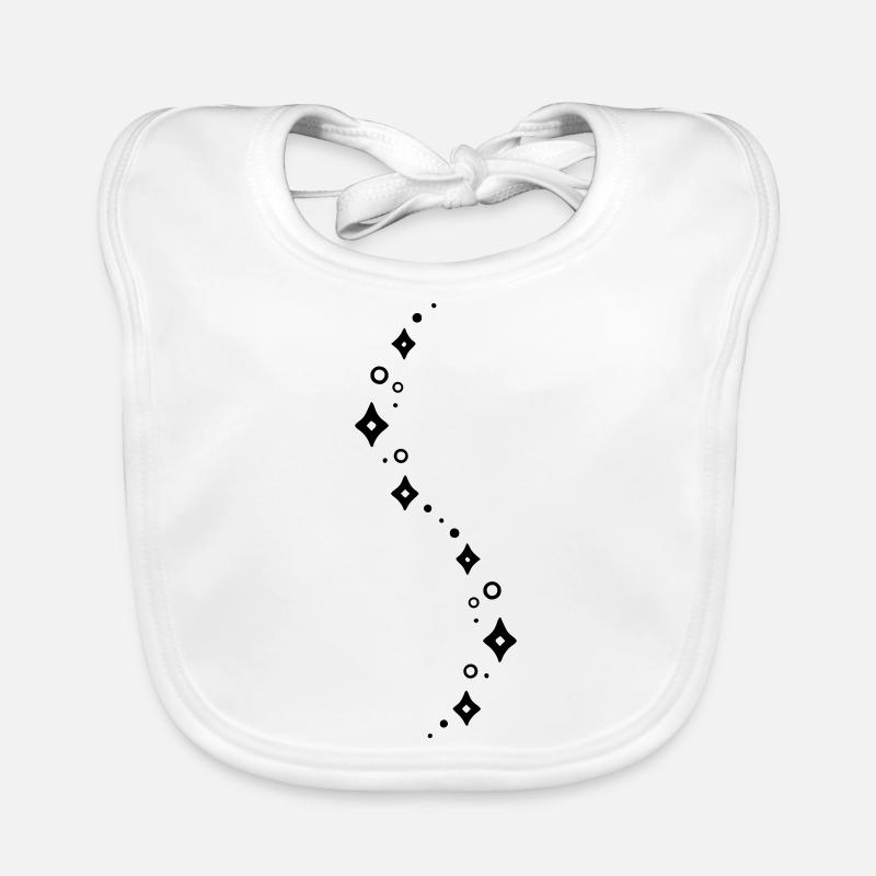 Ligne de paillettes Bavoir bio Bébé