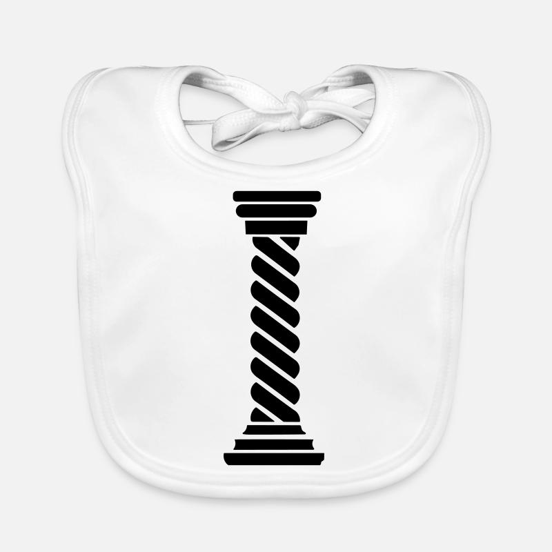 Colonne grecque Bavoir bio Bébé