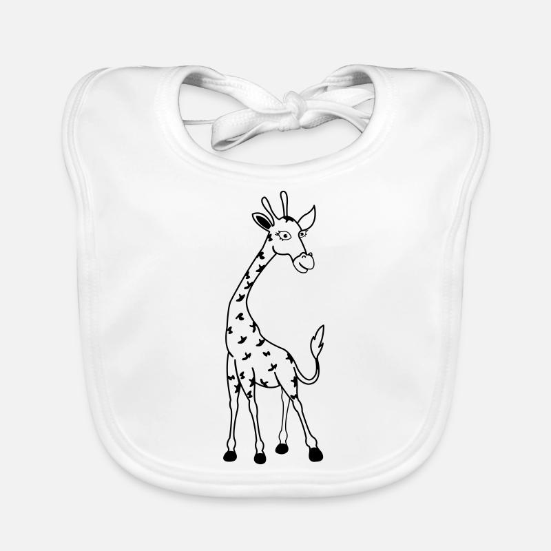 Girafe 01 Bavoir bio Bébé