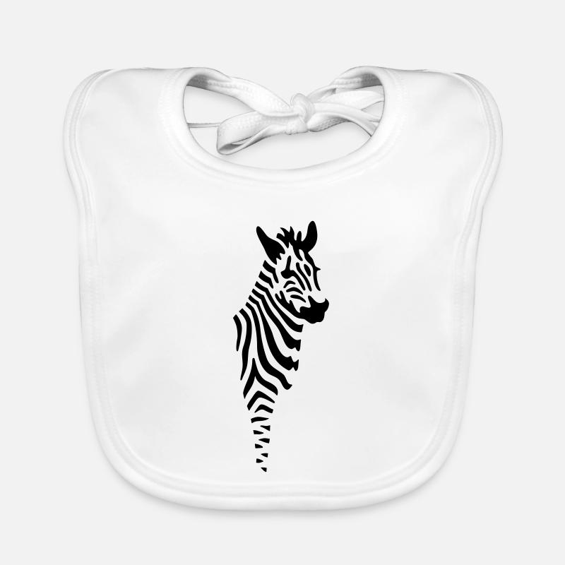 Zebra Baby Bio-Lätzchen