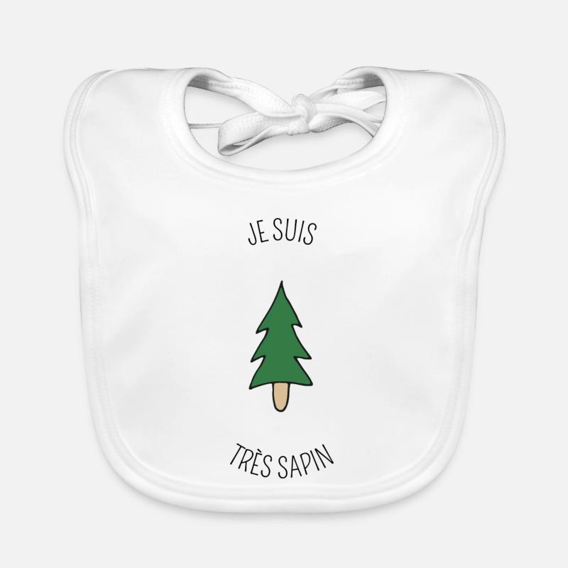 Je suis sapin Bavoir bio Bébé