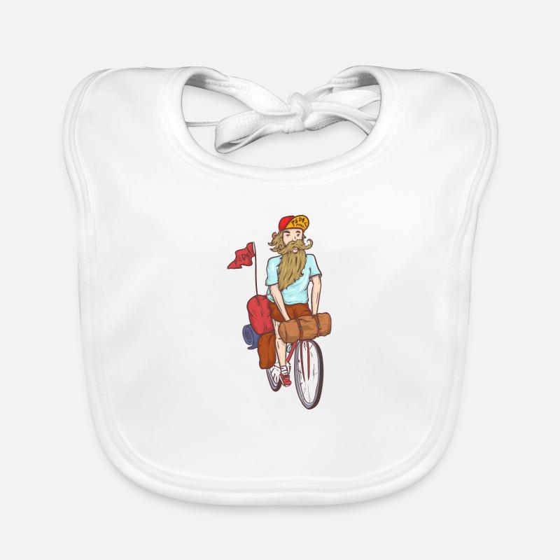 Bartradfahrer Bike Packer Abenteuer Baby Bio-Lätzchen