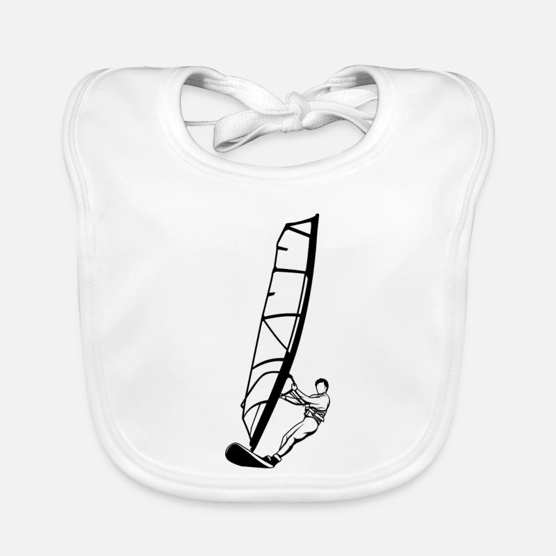 Windsurfer Baby Bio-Lätzchen