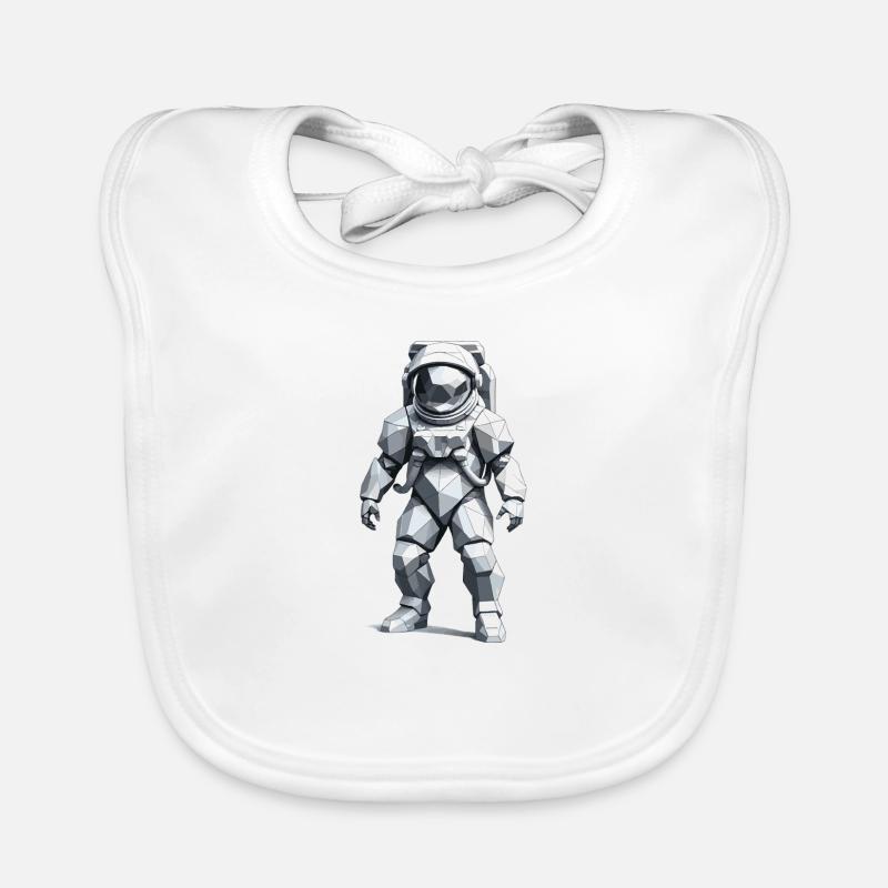 Astronaute - Profession Design Sticker Bavoir bio Bébé