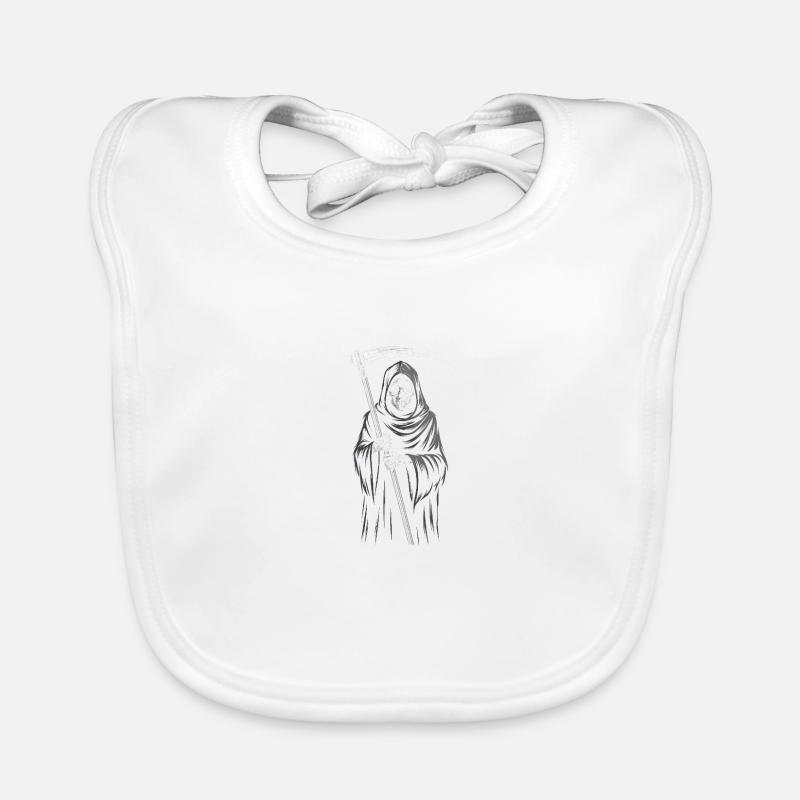 Grim Reaper - Superbe citation de Skeleton Time Bavoir bio Bébé