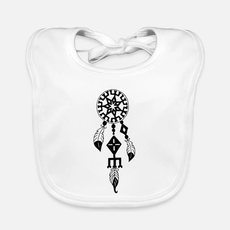 Attrape-rêve noir Bavoir bio Bébé