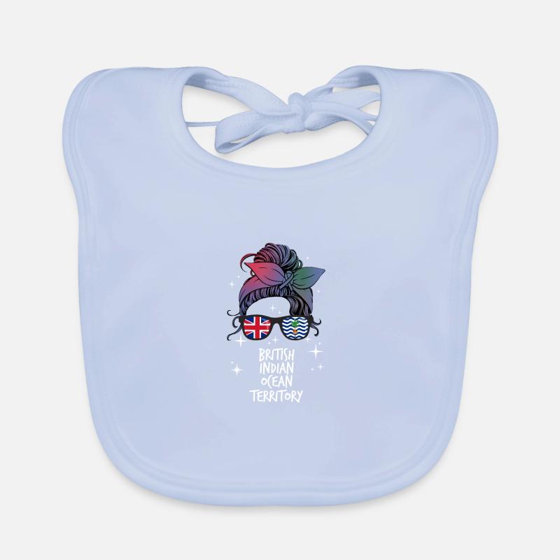 British Indian Ocean Territory Organic Baby Bibs