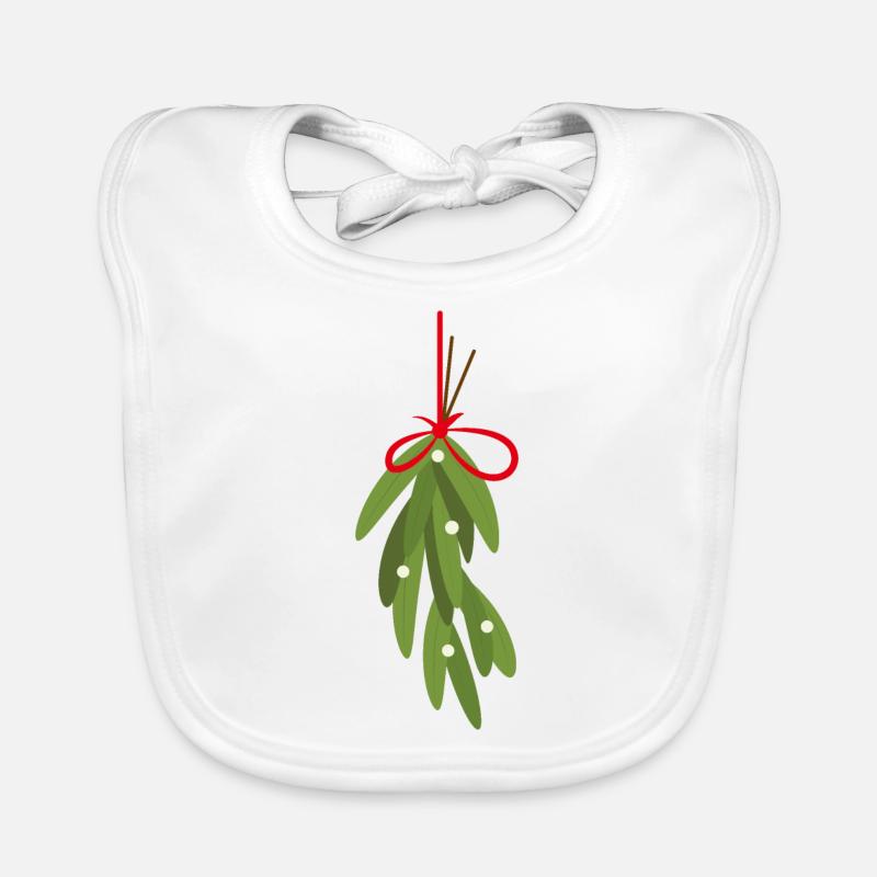 Mistletoe Organic Baby Bibs