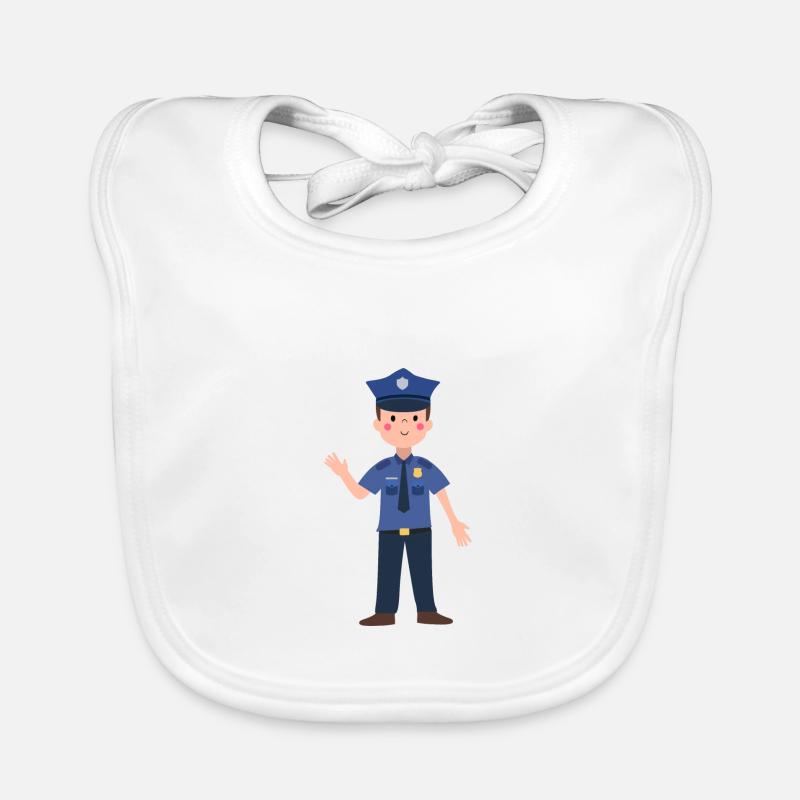 Polizei Beamter Baby Bio-Lätzchen