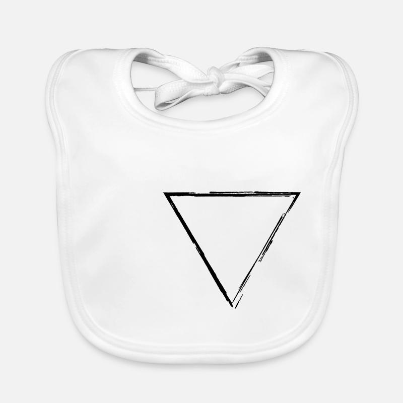 Triangle Organic Baby Bibs