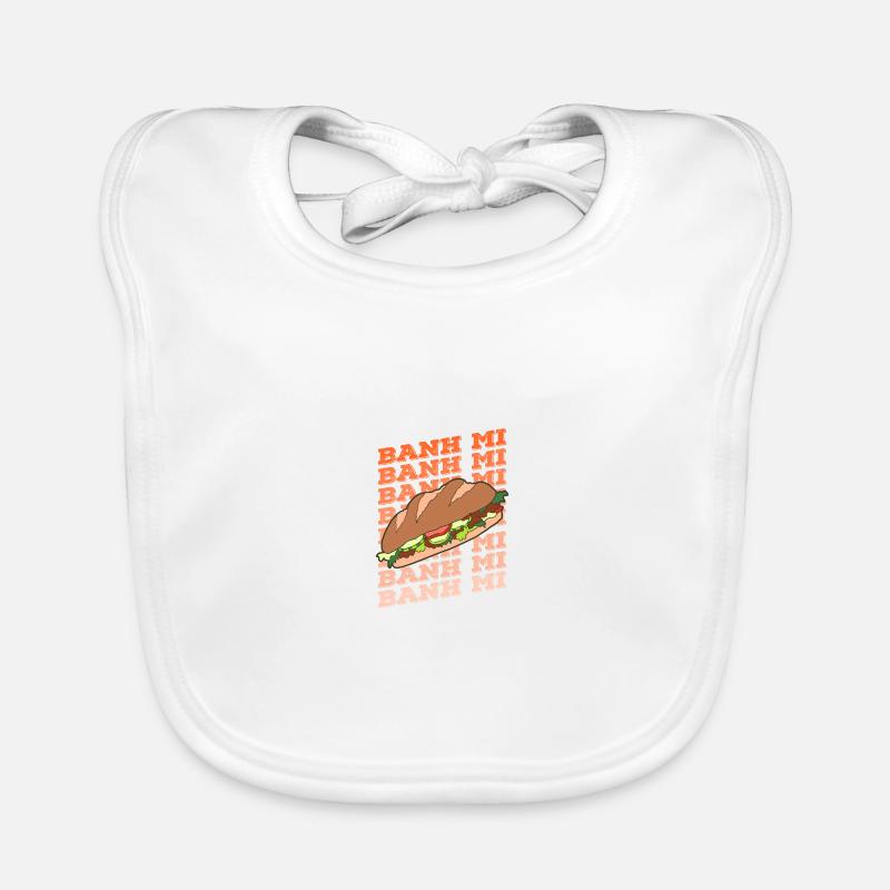 Asian Vietnamese Banh Mi Bread I Gift Organic Baby Bibs