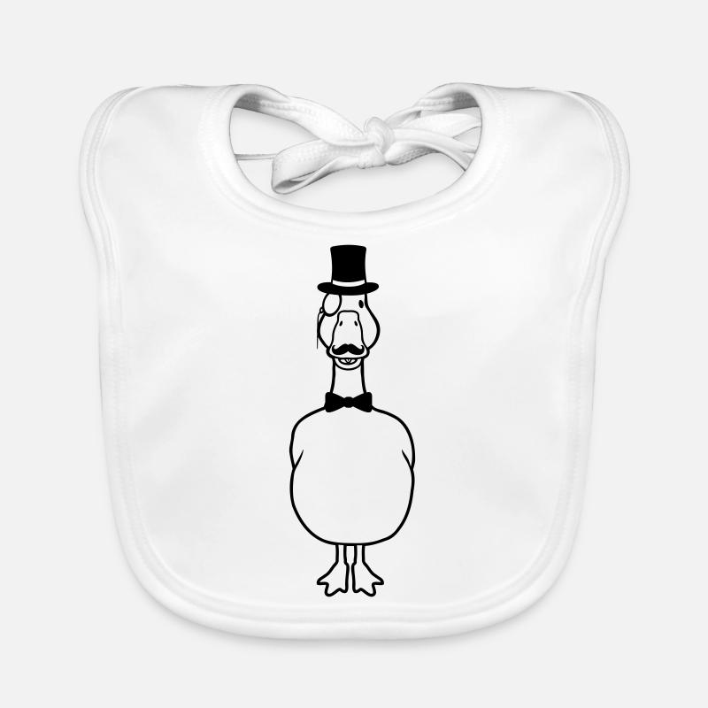 Lunettes monocle Sir Goose Bavoir bio Bébé