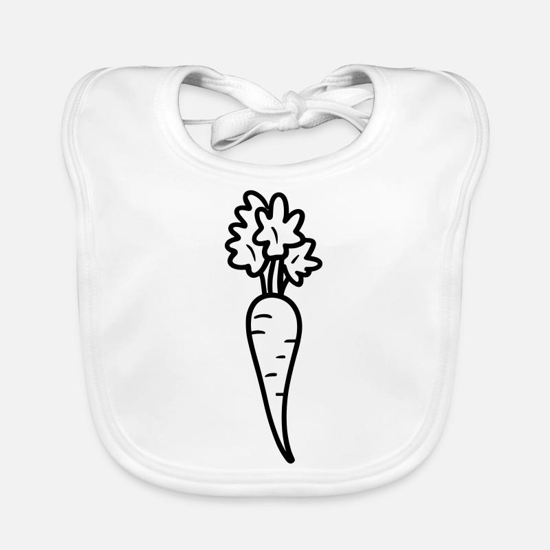 Carotte Bavoir bio Bébé