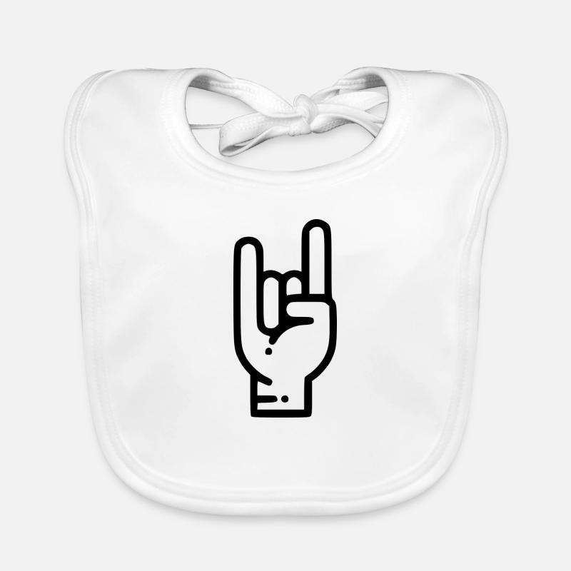 Main Rock 'n' Roll Organic Baby Bibs