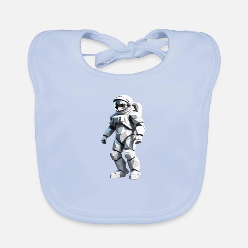 Astronaute - Profession Design Sticker Bavoir bio Bébé