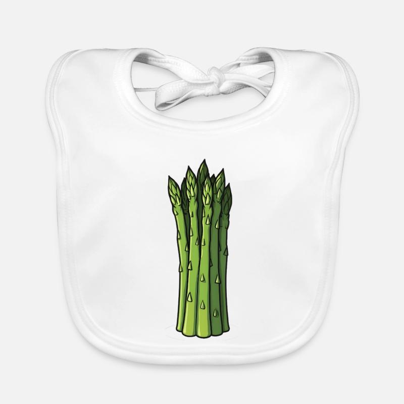 Asperges Bavoir bio Bébé